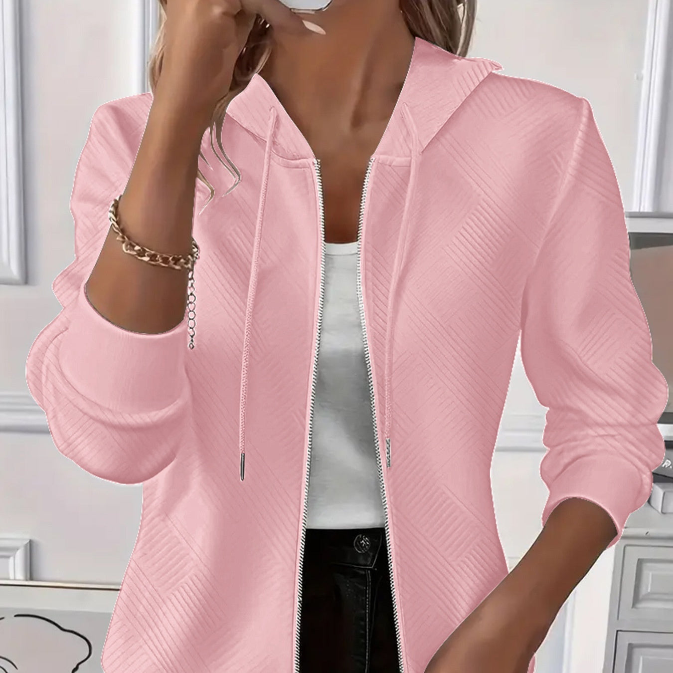 Long Sleeve Zipper For Women