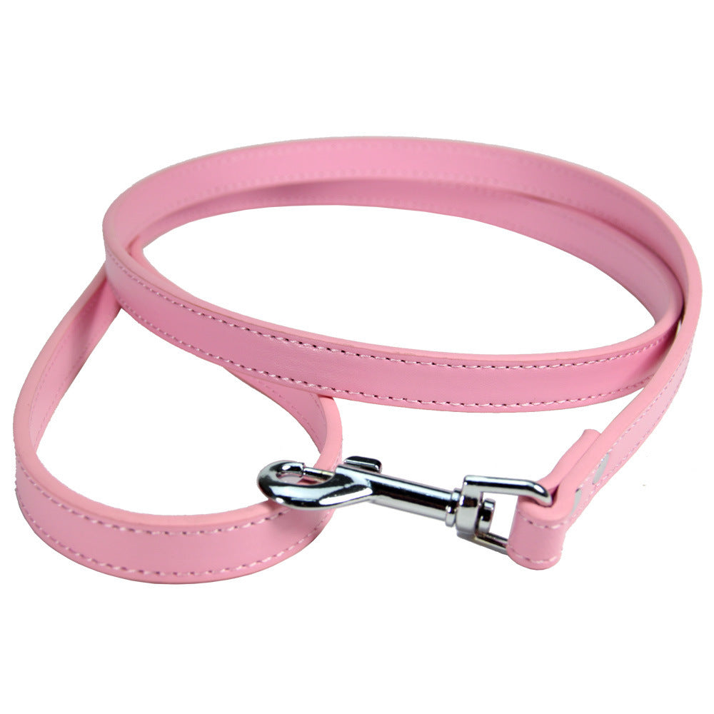 Pet Leash Leather Dog and Cat Chain