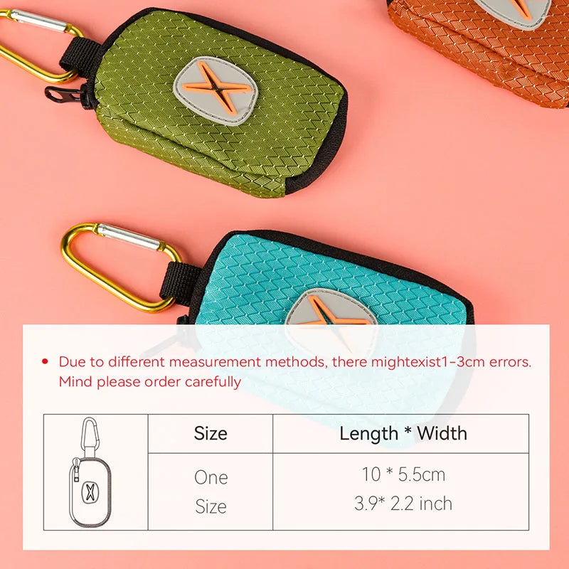 1 Pcs Light Weight Poop Bag Holder Multi Function Hands Free Dispenser Attached With Any Pet Leashes(No Poop Bag And Leashes)