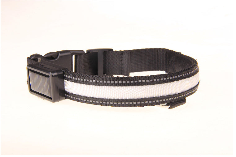 Led Solar Luminous Dog Collar