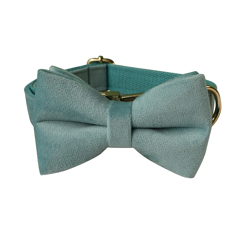 Lake Green Gold Dog Collar