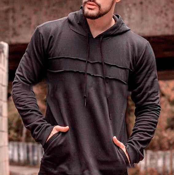 Long Sleeve Hoodie Men