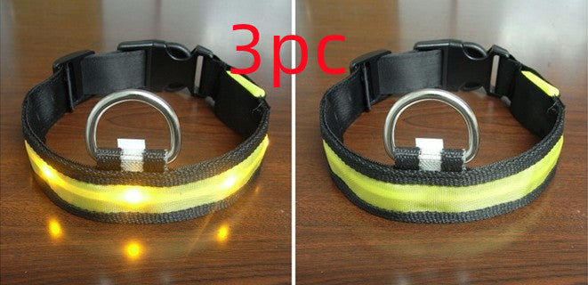 LED Light Flashing Dog Collar