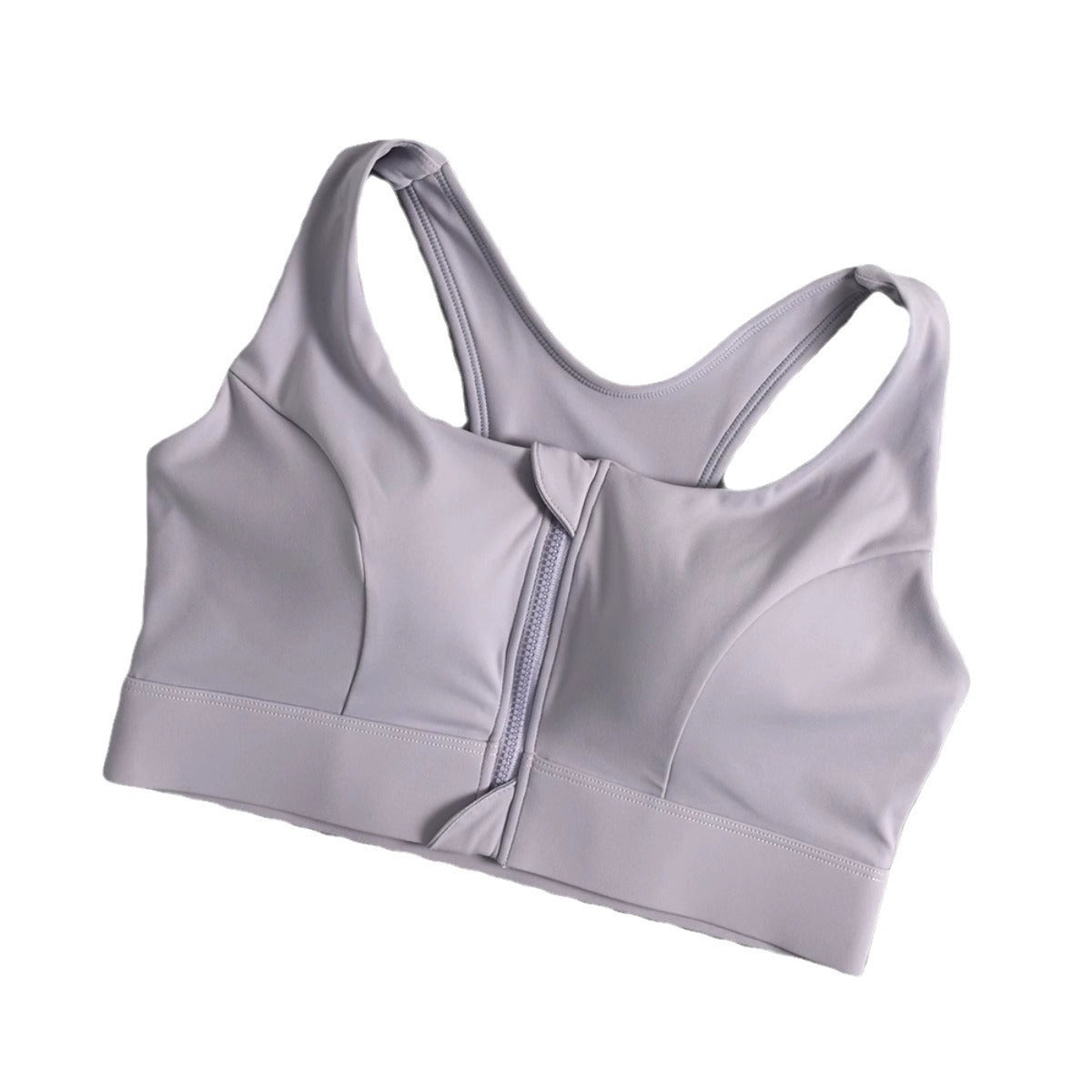 Front-zip Push-up Sports Bra