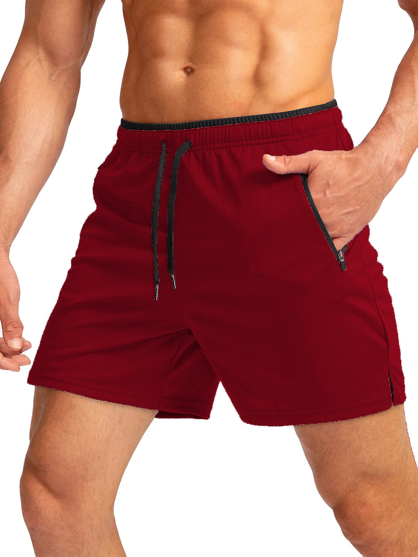 Running Short Zipper Pocket