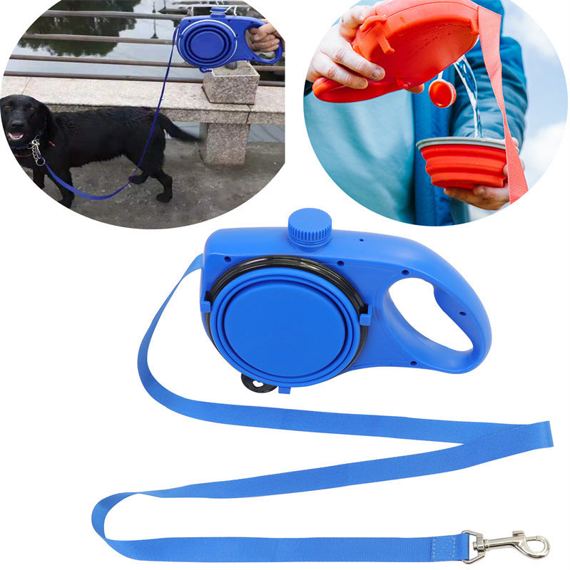 Cat And Dog With Water Bottle Leash