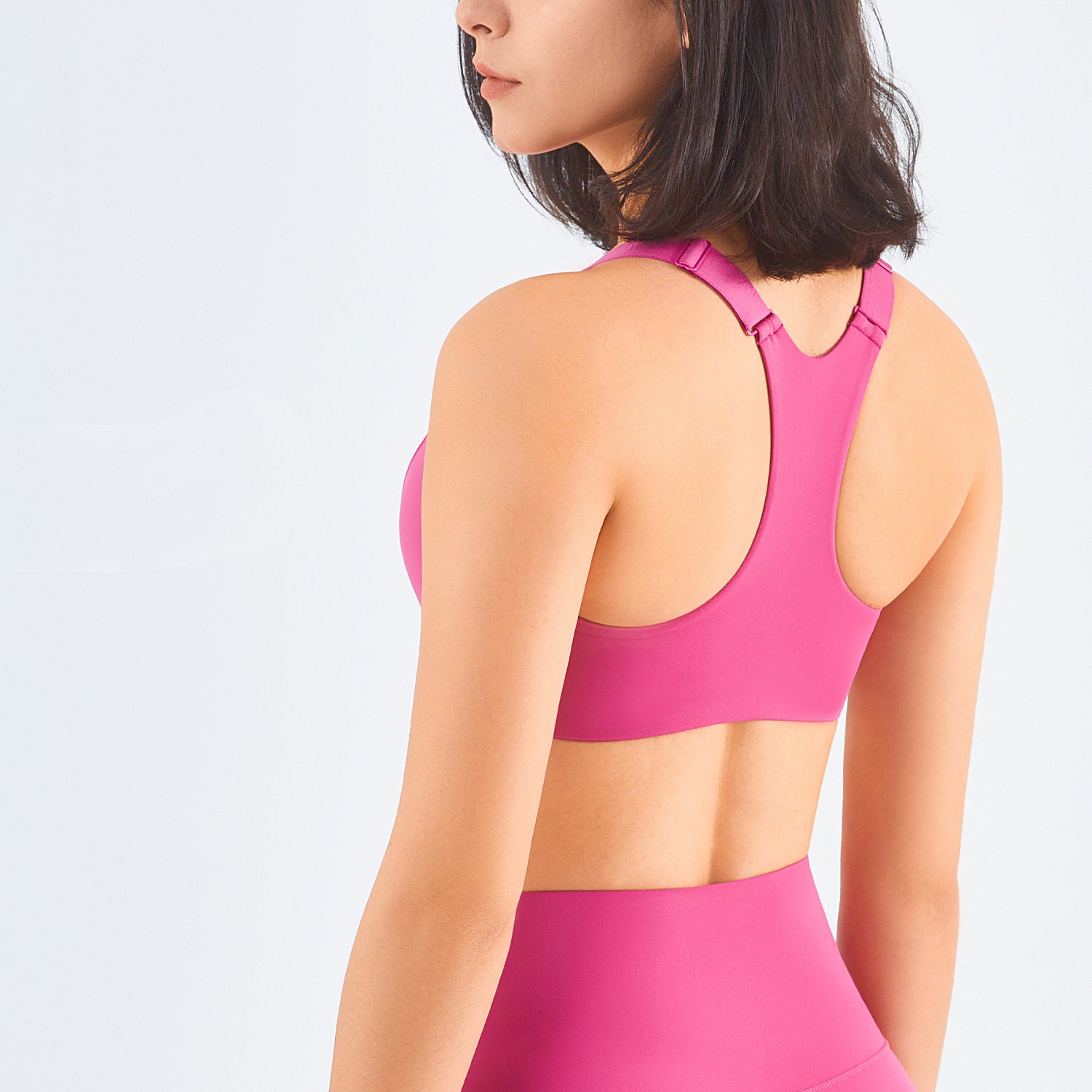 Zip Front Sports Bra