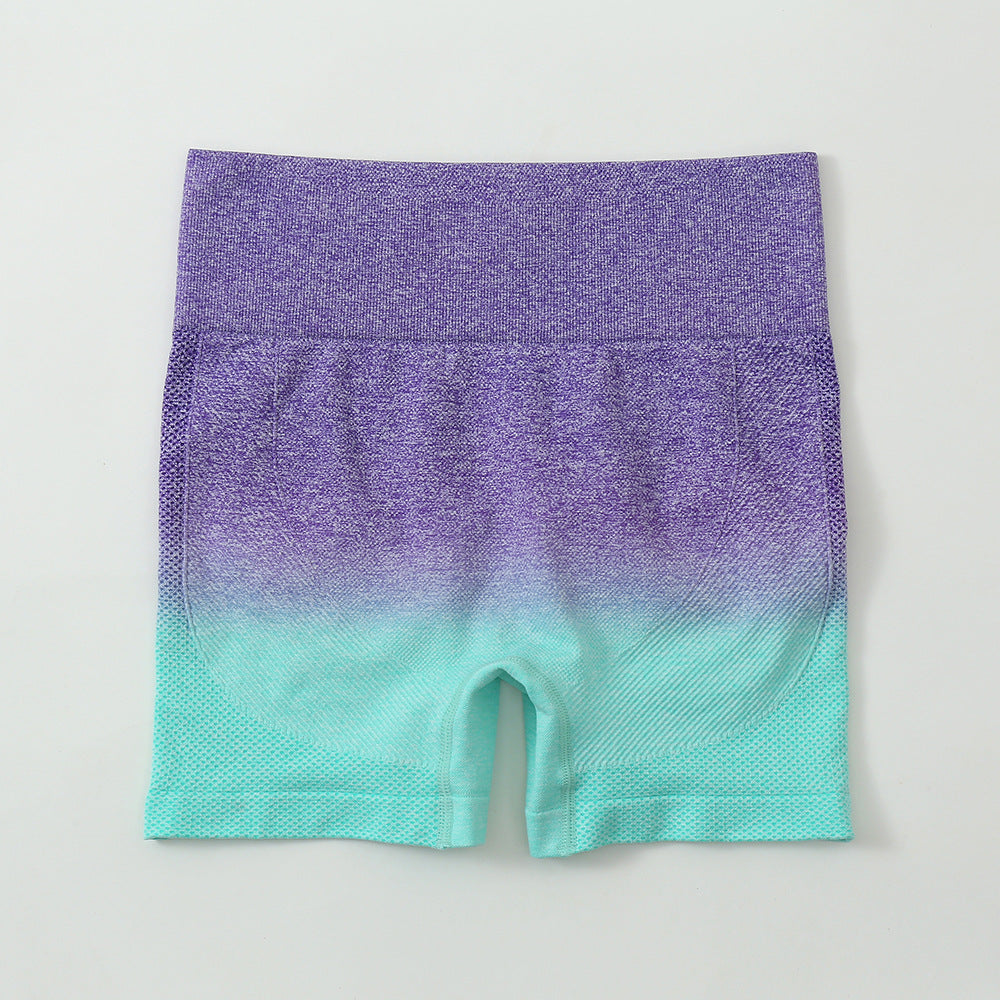 Striped Shorts High Waist Leggings