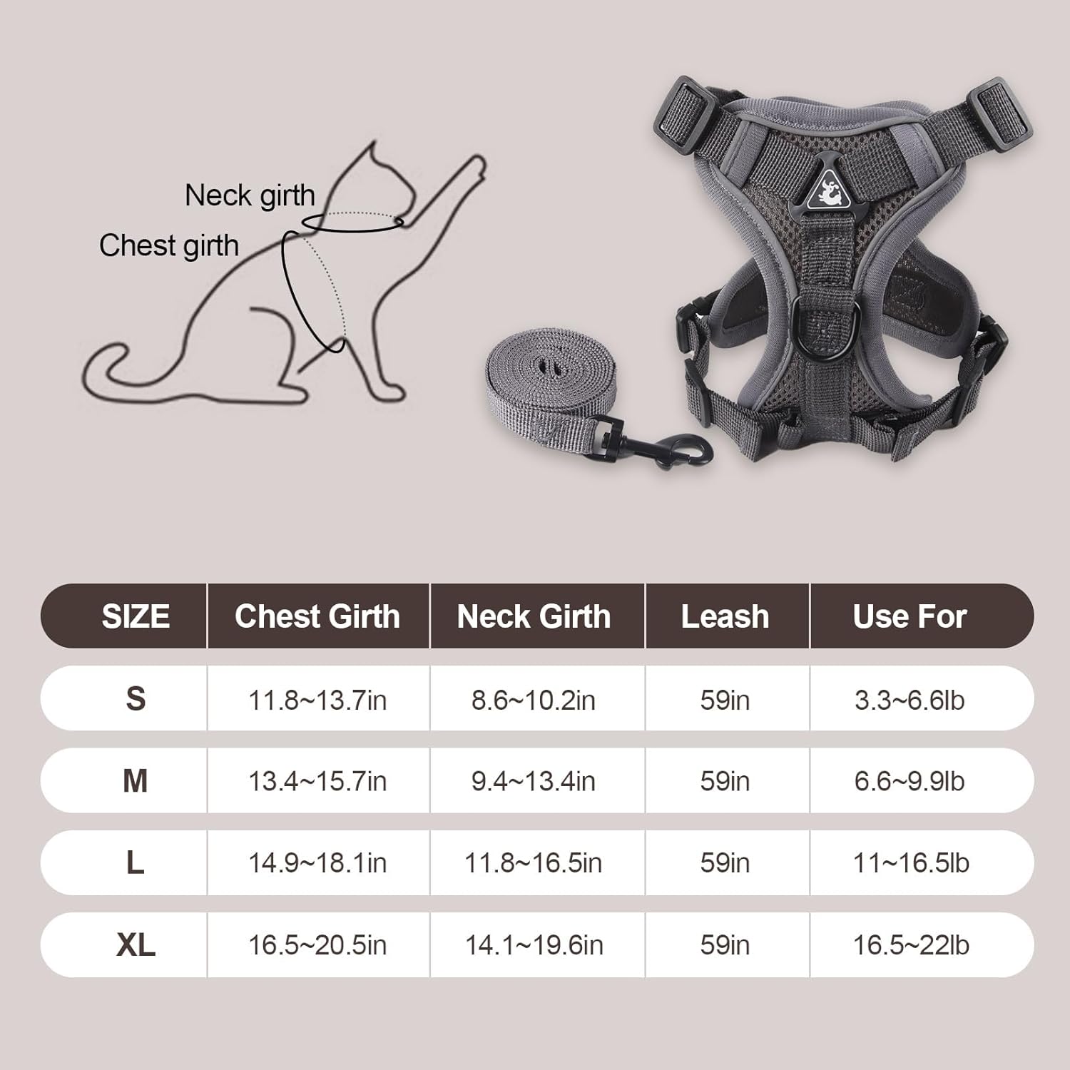 Cat Chest Harness And Leash