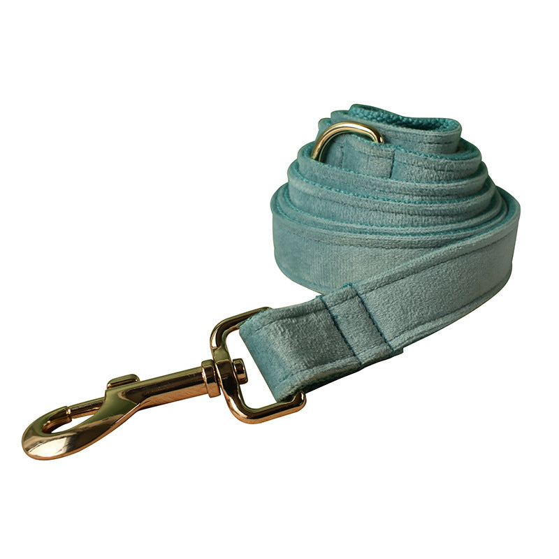 Lake Green Gold Dog Collar