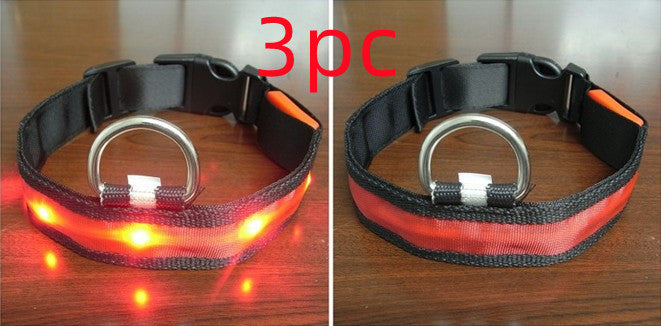 LED Light Flashing Dog Collar