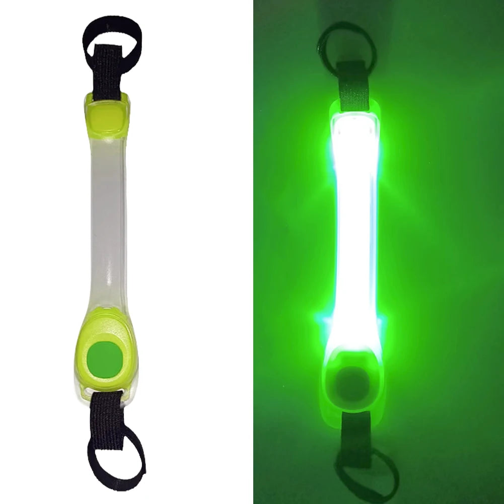 Dog Anti Lost Safety Glowing Collar Multi-Color Pendant Outdoor Waterproof Warning Led Flashing Light Strip Pet Traction Supplie